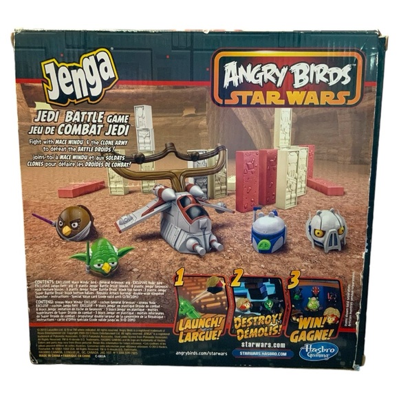 Angry Birds Star Wars Jenga Jedi Battle Game (IOB Complete With All Game Pieces) - Picture 3 of 12